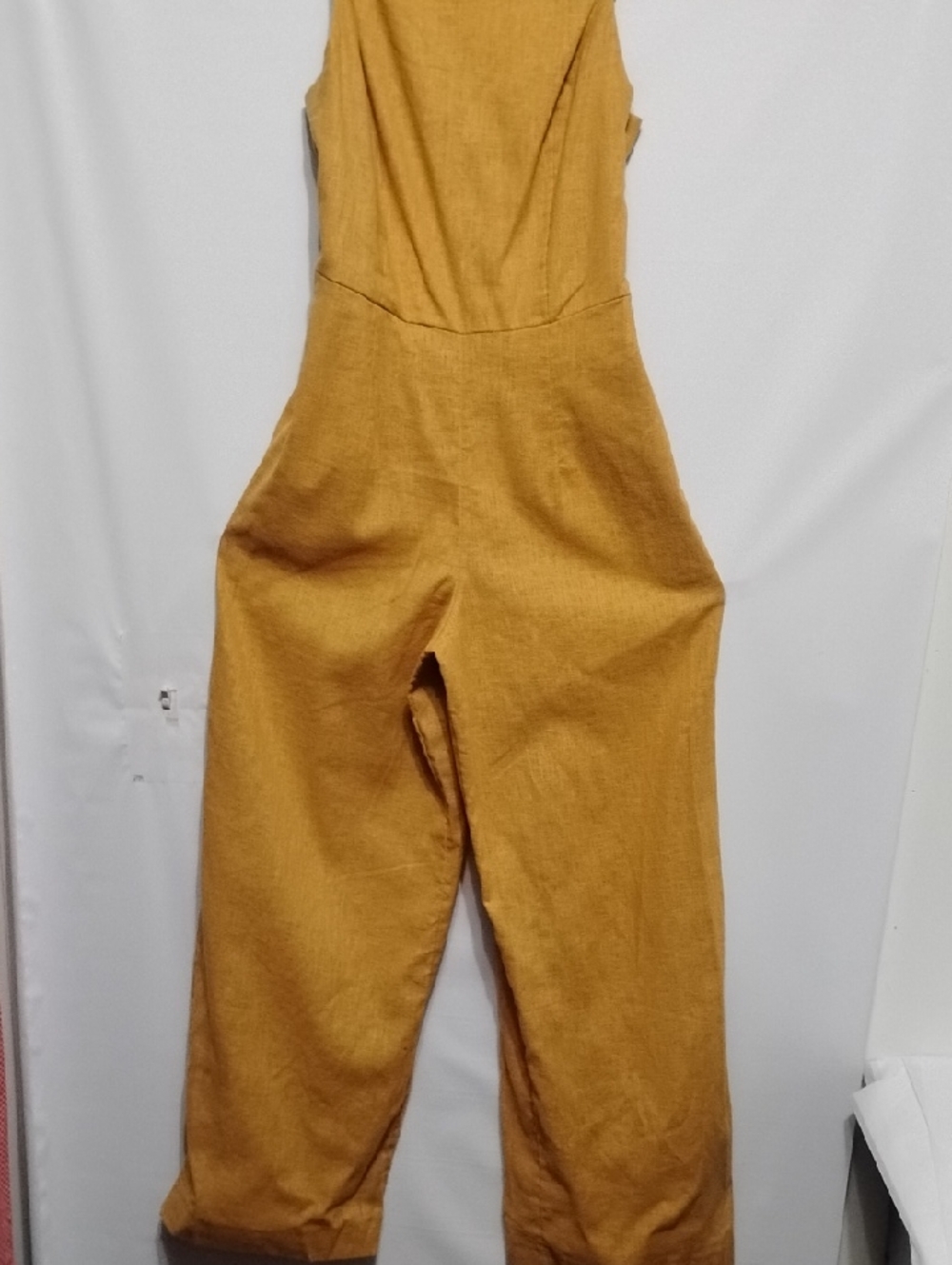 Abercrombie &Fitch LookMustard Wide-Leg Jumpsuit - Casual Women’s Jumpsuit